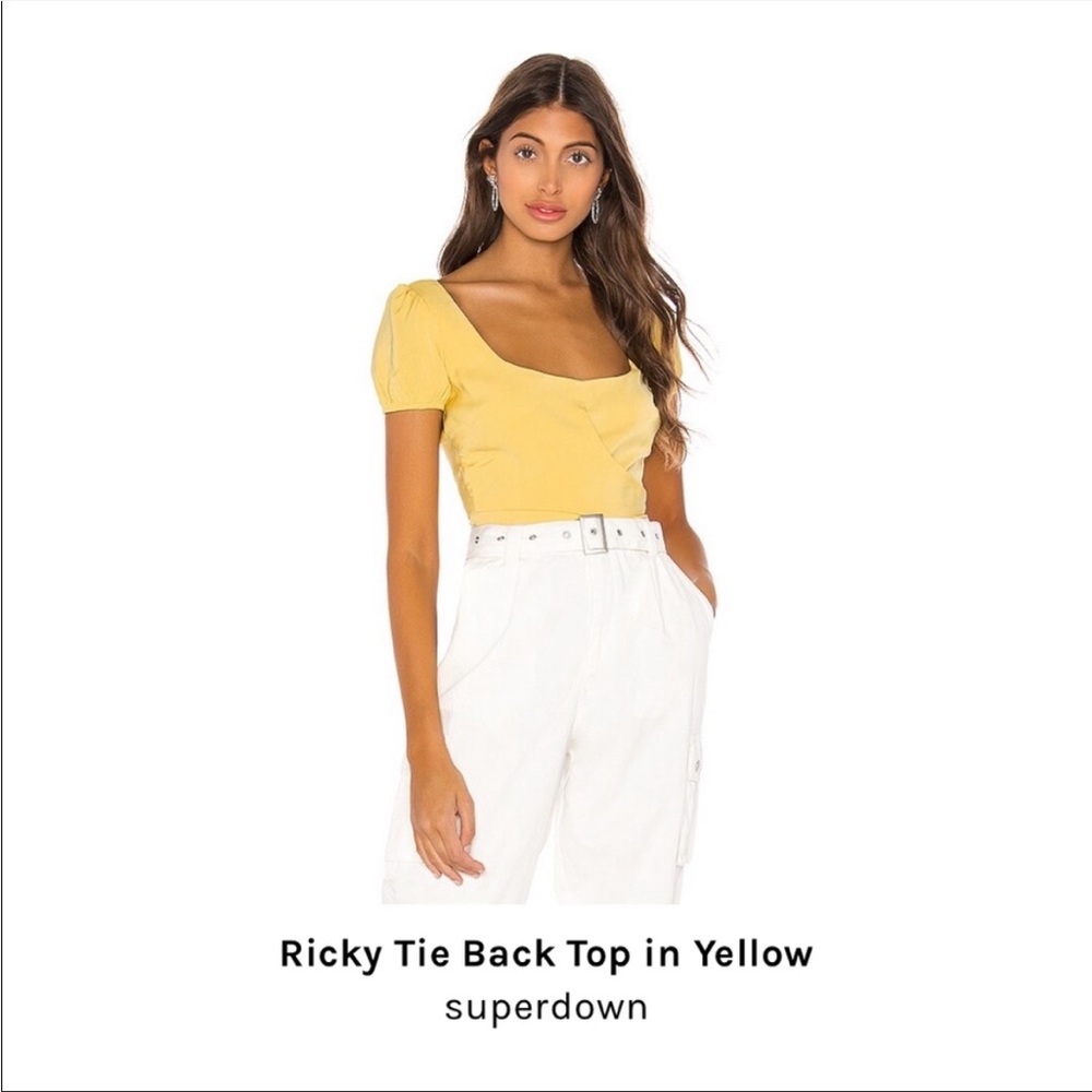 Revolve Superdown Ricky Tie Back Top - Picture 2 of 6